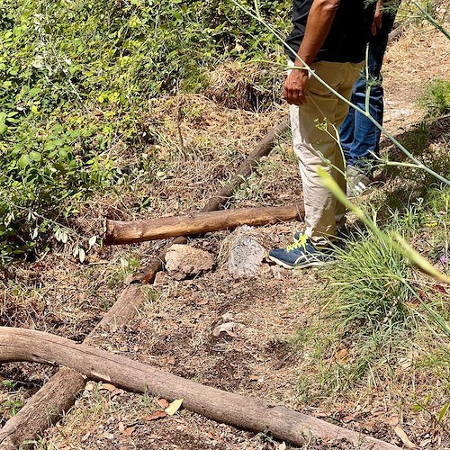 Agerola Lento Pede: partiti i lavori di riqualificazione e messa in sicurezza del patrimonio sentieristico interno