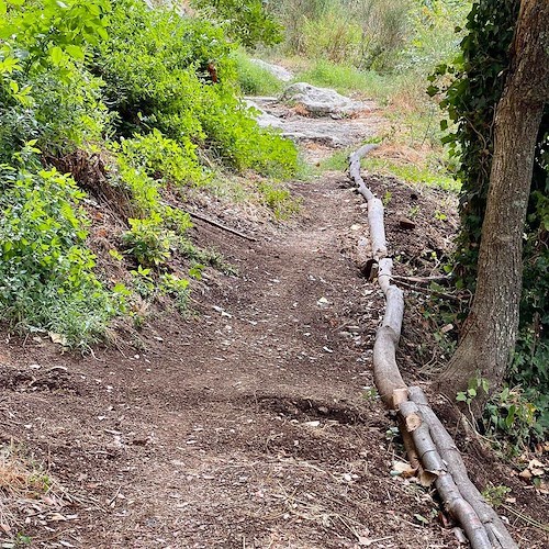 Agerola Lento Pede: partiti i lavori di riqualificazione e messa in sicurezza del patrimonio sentieristico interno