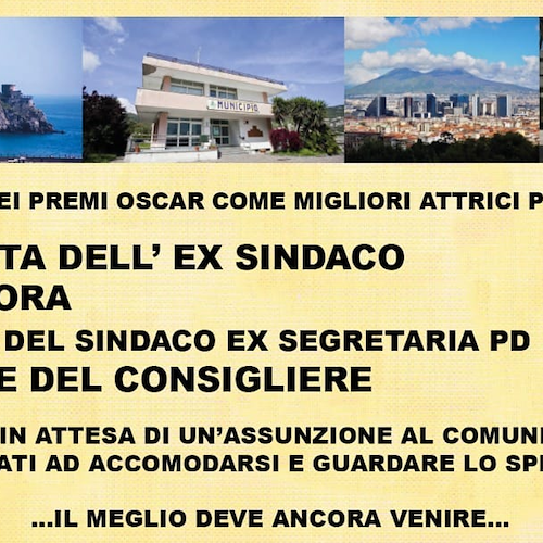 Agerola, minoranza denuncia assunzioni “sospette” al Comune di Amalfi di cittadini legati alla maggioranza