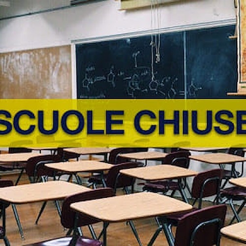 Agerola, scuole chiuse domani per allerta arancione