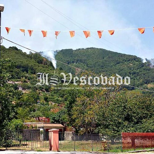 ﻿Agosto di fuoco: incendi a Tramonti e Corbara /FOTO