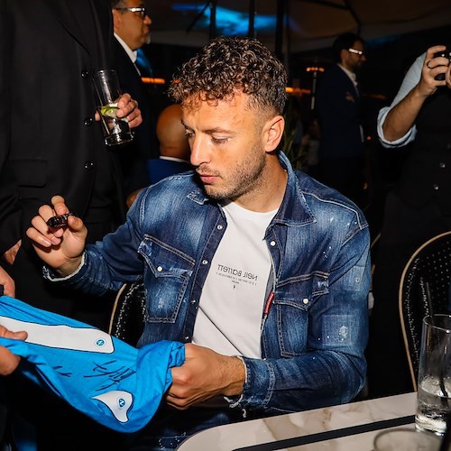 Al Magnolia la festa del terzo scudetto del Napoli: cena dei calciatori, dirigenti e staff tecnico /FOTO