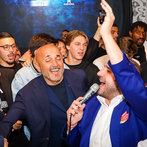 Al Magnolia la festa del terzo scudetto del Napoli: cena dei calciatori, dirigenti e staff tecnico /FOTO