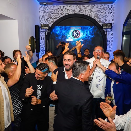 Al Magnolia la festa del terzo scudetto del Napoli: cena dei calciatori, dirigenti e staff tecnico /FOTO