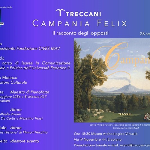 Al Mav di Ercolano la presentazione del volume “Campania Felix” edito dalla Treccani