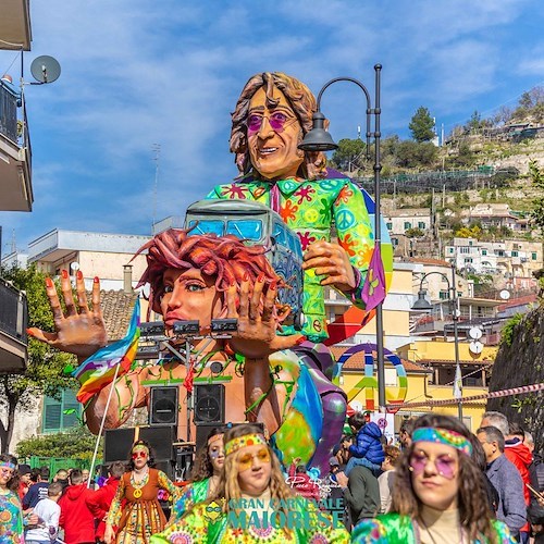 Al via il Gran Carnevale Maiorese, Sindaco Capone: «Per il prossimo anno potremmo pensare di replicare a febbraio e a maggio»