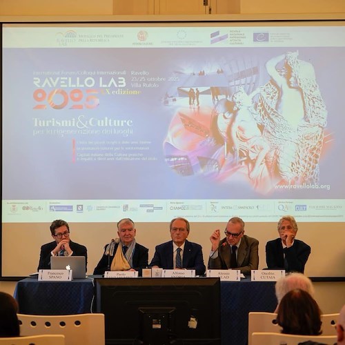 Al via la XX edizione di Ravello Lab: turismo e cultura per un futuro sostenibile