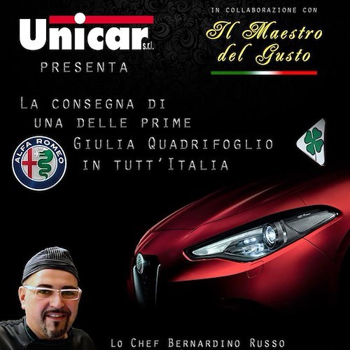 Alfa Romeo Giulia Quadrifoglio domani la prima consegna con un evento di gusto