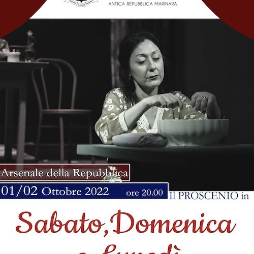 All’antico Arsenale della Repubblica di Amalfi due giorni di teatro con Eduardo De Filippo