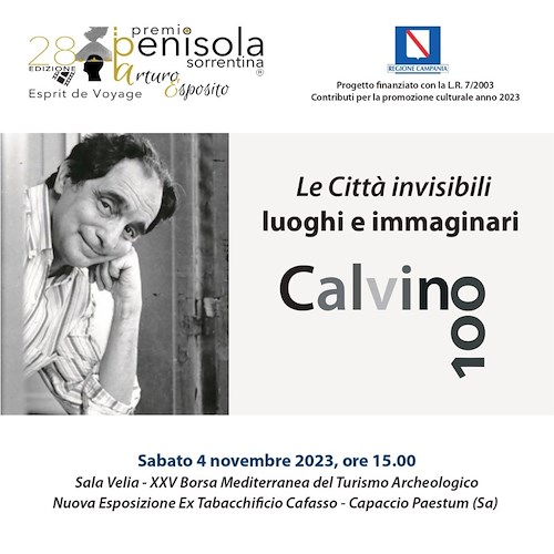 Alla Bmta di Paestum un happening del Premio Penisola Sorrentina per celebrare Italo Calvino