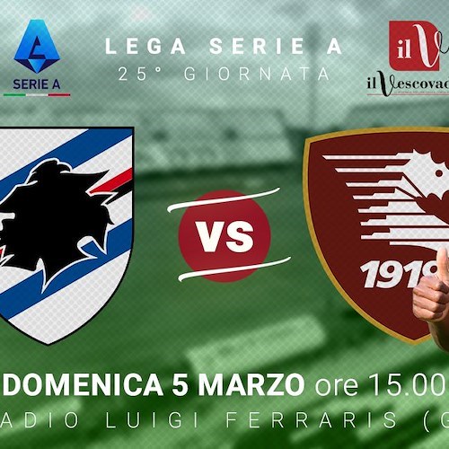 Alle 15 Sampdoria-Salernitana, i convocati e le probabili formazioni