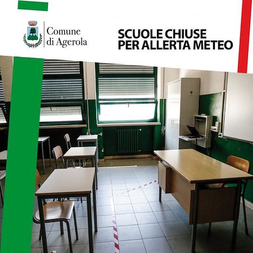 Allerta arancione: domani scuole chiuse ad Agerola