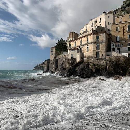 Allerta meteo arancione ancora prorogata in Costa d’Amalfi: alto il rischio idrogeologico