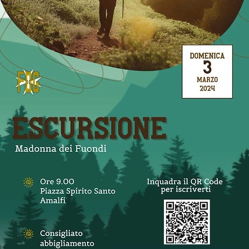 Amalfi, 3 marzo escursione a Madonna dei Fuondi con il Forum dei Giovani 