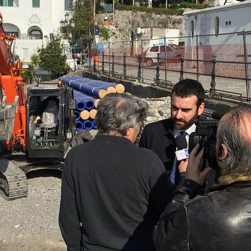 Amalfi, al via i lavori del depuratore a Lido Sirene e piazzale Protontini [FOTO-VIDEO]