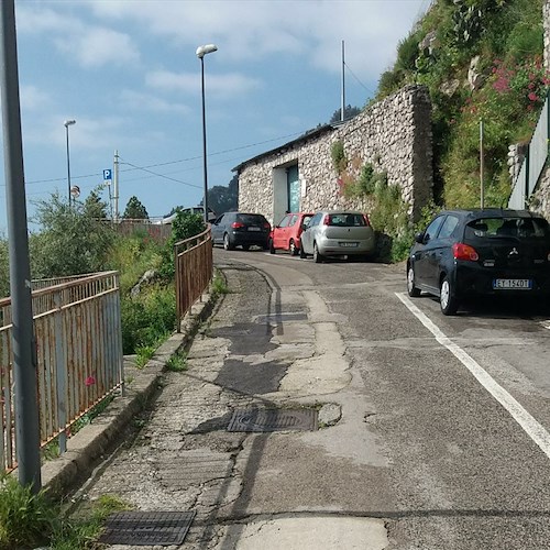 Amalfi, al via lavori messa in sicurezza stradale a Pogerola