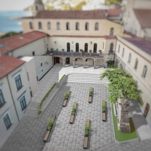 Amalfi, approvato progetto esecutivo riqualificazione Piazza Municipio. Un nuovo "salotto" per la Città