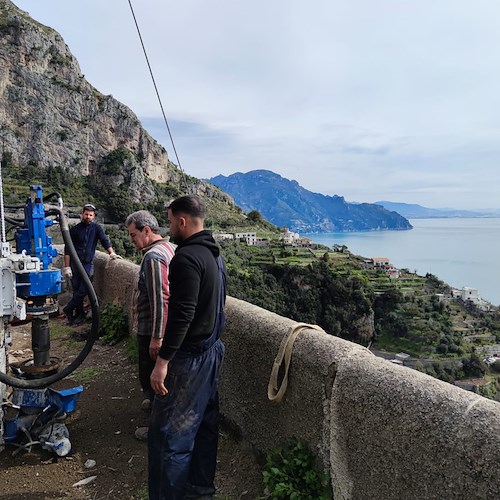 Amalfi, avviati i lavori alla strada panoramica “Monterosso – Montefinestre”