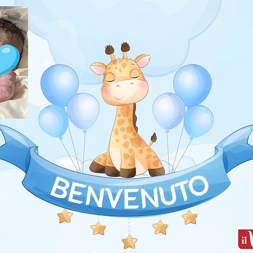 Amalfi, benvenuto Tommaso Abbagnara: auguri a papà Michele e mamma Zandalee