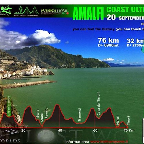 'Amalfi Coast Ultra Trail', ci sono anche campioni Dapit, Jimenez e Canepa
