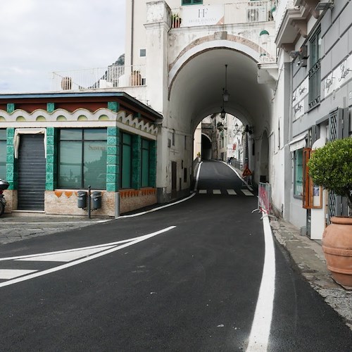 Amalfi: dal 13 marzo vietato transito su SS163 in orario notturno per messa in sicurezza costone Vagliendola