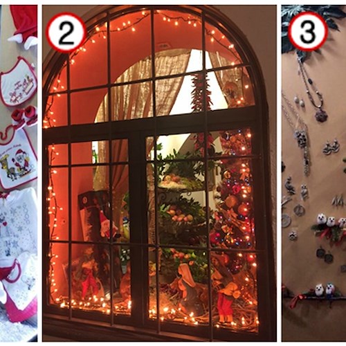 Amalfi, decretati vincitori concorso "Una vetrina per Natale"