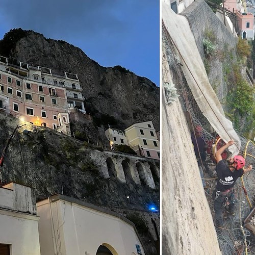 Amalfi: strada ancora chiusa<br />&copy; Massimiliano D'Uva