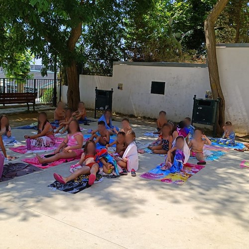 Amalfi, è partito oggi il campo estivo: più di quaranta bambini per una full immersion creativa