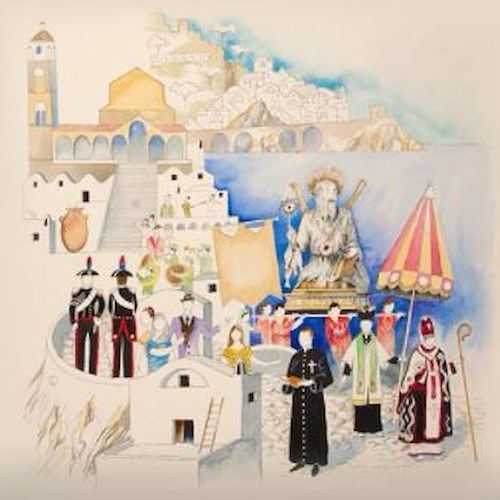 Amalfi festeggia Sant’Andrea, nel manifesto di De Luca tutti i simboli di fede e tradizione