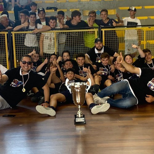 Amalfi, i ragazzi del Santa Marina di Pogerola campioni provinciali Under 15 /foto