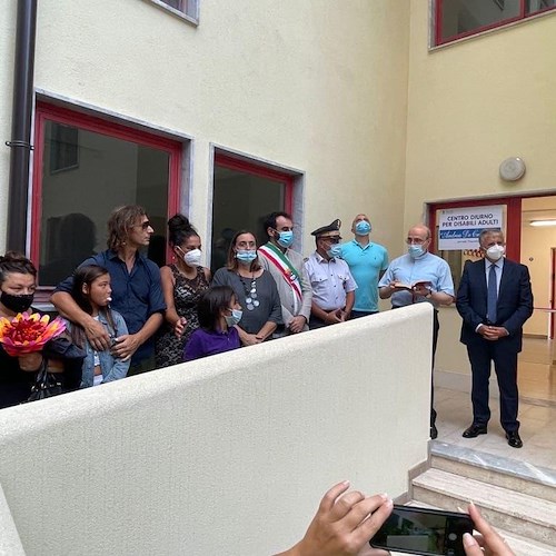 Amalfi, inaugurato Centro Diurno per Disabili Adulti intitolato ad Andrea De Crescenzo [FOTO]