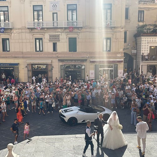 Amalfi. Matrimonio a 5 stelle per Edgar e Suela