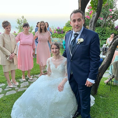 Amalfi. Matrimonio a 5 stelle per Edgar e Suela