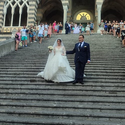 Amalfi. Matrimonio a 5 stelle per Edgar e Suela