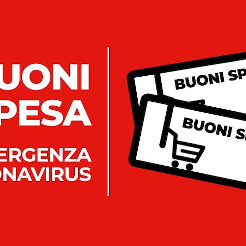 Amalfi, nuovi buoni spesa: domande solo online e credito digitale