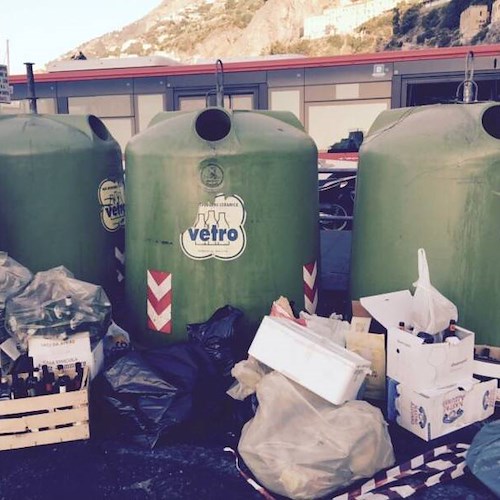 Amalfi, scattano le sanzioni per errato conferimento dei rifiuti