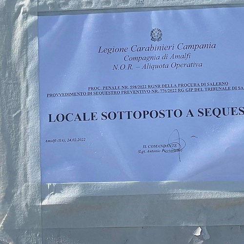 Amalfi, sigilli al parcheggio “Lunarossa”. Sotto accusa mancato rispetto misure antincendio