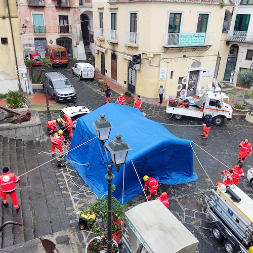 Amalfi, stamattina esercitazione sul rischio idrogeologico: simulato scenario esondazione torrente