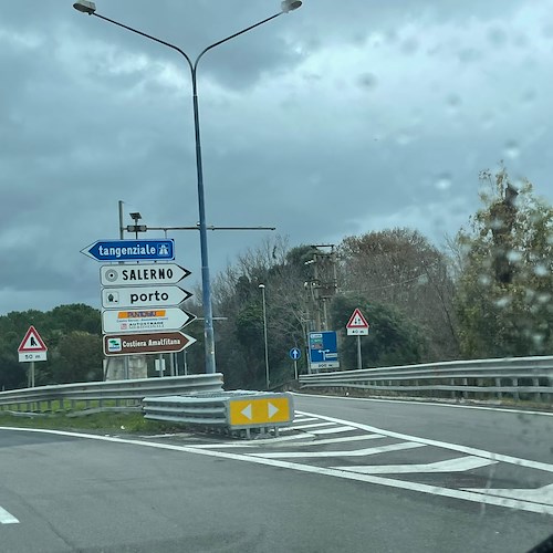 Anas, 14-18 febbraio restringimento carreggiata su raccordo autostradale da Fisciano a Montoro