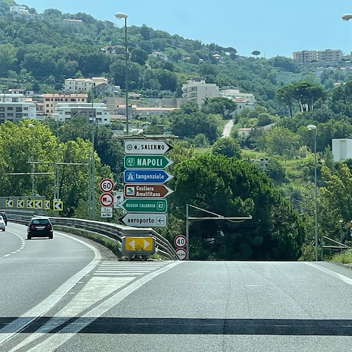 Anas: installazione di pannelli fonoassorbenti su viadotto Calenda, limitazioni sulla A2 'Diramazione Napoli' fino a dicembre