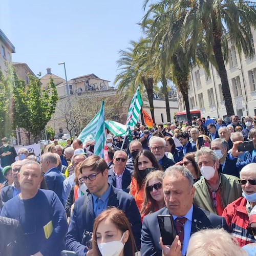 Anche Gaetano Ruocco (ANSI) al sit-in di vicinanza al Procuratore Nicola Gratteri, minacciato dalla 'ndrangheta