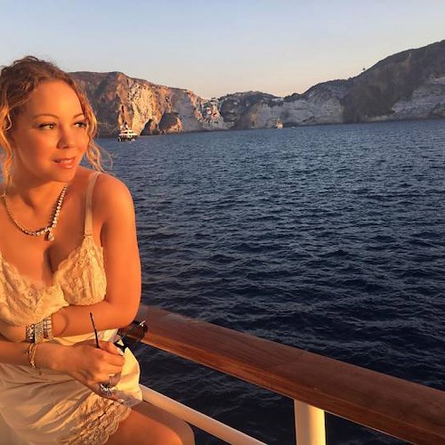 Anche Mariah Carey in Costiera Amalfitana. A bordo dell'Artic P con figli e compagno