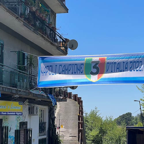Anche Tramonti festeggia l’atteso scudetto del Napoli: appuntamento il 28 maggio in Piazza Polvica