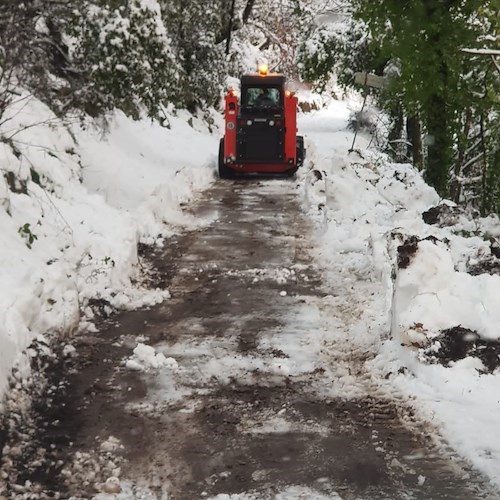 Ancora disservizi telefonici in Costiera: a causa della neve è arduo trasportare gruppo elettrogeno 