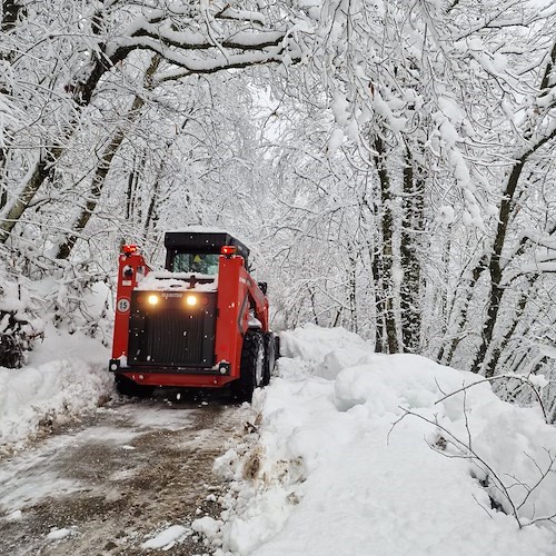 Ancora disservizi telefonici in Costiera: a causa della neve è arduo trasportare gruppo elettrogeno 