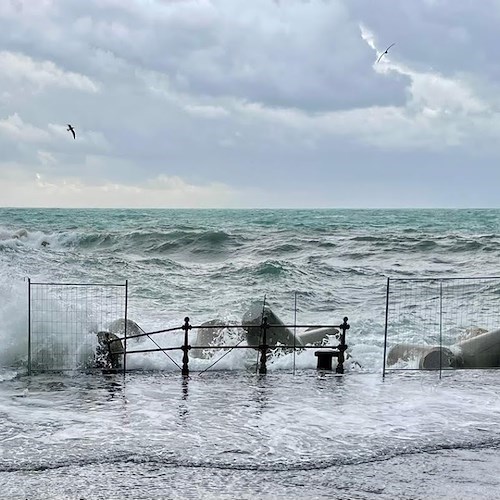 Ancora maltempo in Costa d’Amalfi: allerta meteo gialla per piogge, vento forte e mare agitato