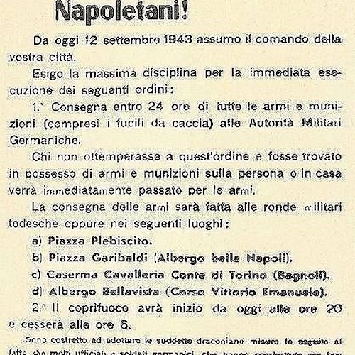 Andrea Mansi, trovato filmato dell'esecuzione del marinaio ravellese nelle Quattro Giornate di Napoli [VIDEO]