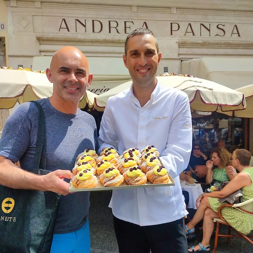 Angelo Musa fa ritorno in Costa d'Amalfi, tour di gusto per il campione del mondo di pasticceria 