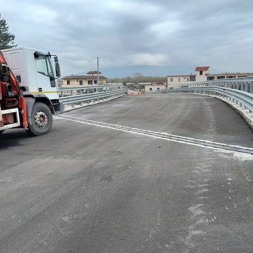 Angri, inaugurato il Ponte sul Rio Sguazzatoio<br />&copy; Provincia di Salerno