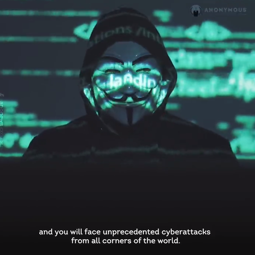 Anonymous e la "cyber war" contro Putin: «I siti web oscurati sono solo l’inizio, presto conoscerà la furia degli hacker di tutto il mondo»